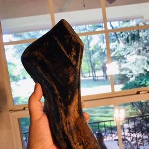 Vintage inspired wood shoe mold replica